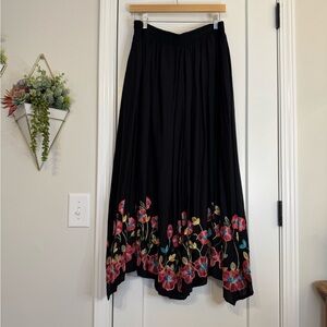 LIV Los Angeles Maxi Embroidered Skirt